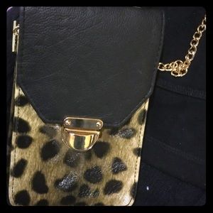 Leopard Print Small Shoulder Bag